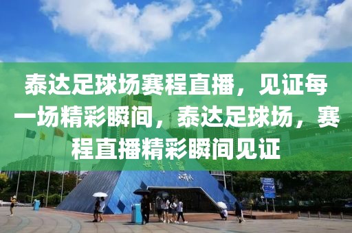 泰达足球场赛程直播，见证每一场精彩瞬间，泰达足球场，赛程直播精彩瞬间见证