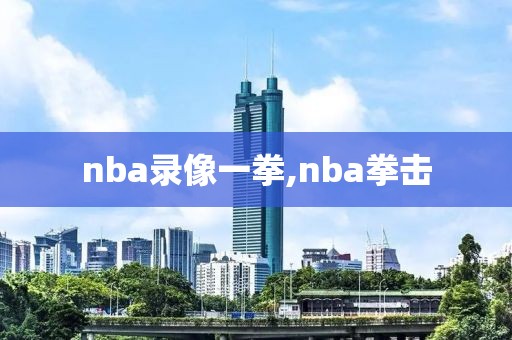 nba录像一拳,nba拳击