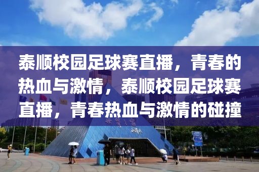 泰顺校园足球赛直播，青春的热血与激情，泰顺校园足球赛直播，青春热血与激情的碰撞