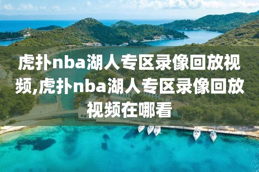 虎扑nba湖人专区录像回放视频,虎扑nba湖人专区录像回放视频在哪看