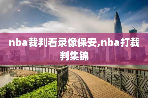 nba裁判看录像保安,nba打裁判集锦