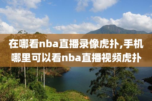 在哪看nba直播录像虎扑,手机哪里可以看nba直播视频虎扑