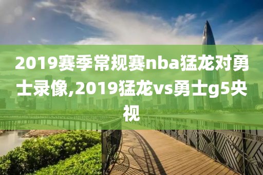 2019赛季常规赛nba猛龙对勇士录像,2019猛龙vs勇士g5央视