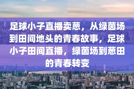 足球小子直播卖葱，从绿茵场到田间地头的青春故事，足球小子田间直播，绿茵场到葱田的青春转变