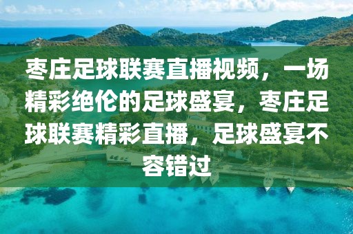 枣庄足球联赛直播视频，一场精彩绝伦的足球盛宴，枣庄足球联赛精彩直播，足球盛宴不容错过