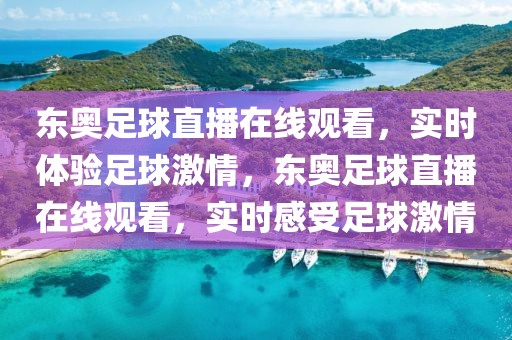 东奥足球直播在线观看，实时体验足球激情，东奥足球直播在线观看，实时感受足球激情