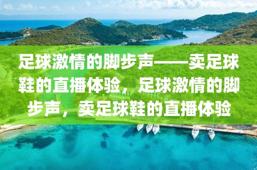 足球激情的脚步声——卖足球鞋的直播体验，足球激情的脚步声，卖足球鞋的直播体验