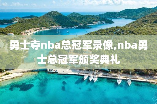 勇士夺nba总冠军录像,nba勇士总冠军颁奖典礼