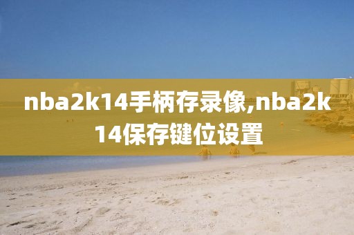 nba2k14手柄存录像,nba2k14保存键位设置