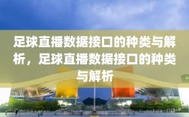 足球直播数据接口的种类与解析，足球直播数据接口的种类与解析