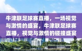 牛津联足球赛直播，一场视觉与激情的盛宴，牛津联足球赛直播，视觉与激情的碰撞盛宴