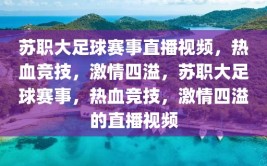 苏职大足球赛事直播视频，热血竞技，激情四溢，苏职大足球赛事，热血竞技，激情四溢的直播视频