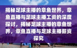 揭秘足球主播的章鱼世界，章鱼直播与足球主播工资的深度探讨，揭秘足球主播的章鱼世界，章鱼直播与足球主播薪资探究