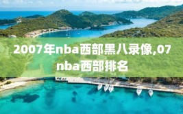 2007年nba西部黑八录像,07nba西部排名