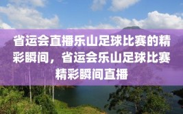 省运会直播乐山足球比赛的精彩瞬间，省运会乐山足球比赛精彩瞬间直播