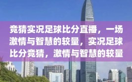 竞猜实况足球比分直播，一场激情与智慧的较量，实况足球比分竞猜，激情与智慧的较量