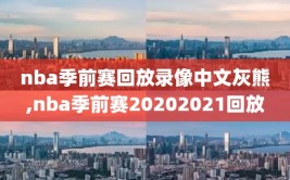 nba季前赛回放录像中文灰熊,nba季前赛20202021回放