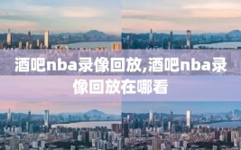 酒吧nba录像回放,酒吧nba录像回放在哪看