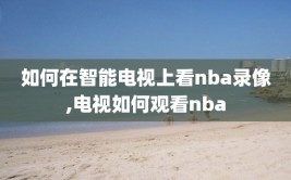 如何在智能电视上看nba录像,电视如何观看nba