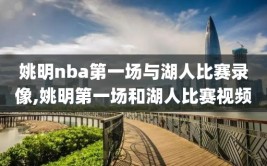 姚明nba第一场与湖人比赛录像,姚明第一场和湖人比赛视频