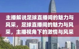 主播解说足球直播间的魅力与风采，足球直播间的魅力与风采，主播视角下的激情与风采