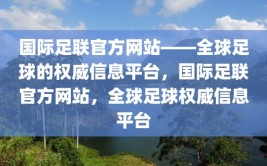 国际足联官方网站——全球足球的权威信息平台，国际足联官方网站，全球足球权威信息平台