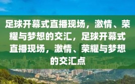 足球开幕式直播现场，激情、荣耀与梦想的交汇，足球开幕式直播现场，激情、荣耀与梦想的交汇点