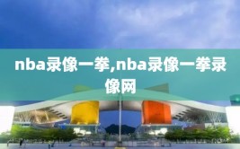 nba录像一拳,nba录像一拳录像网