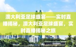 澳大利亚足球盛宴——实时直播揭秘，澳大利亚足球盛宴，实时直播揭秘之旅