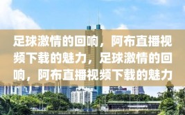 足球激情的回响，阿布直播视频下载的魅力，足球激情的回响，阿布直播视频下载的魅力