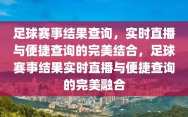 足球赛事结果查询，实时直播与便捷查询的完美结合，足球赛事结果实时直播与便捷查询的完美融合