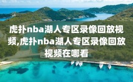 虎扑nba湖人专区录像回放视频,虎扑nba湖人专区录像回放视频在哪看