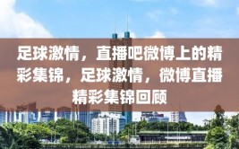 足球激情，直播吧微博上的精彩集锦，足球激情，微博直播精彩集锦回顾