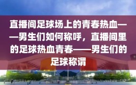 直播间足球场上的青春热血——男生们如何称呼，直播间里的足球热血青春——男生们的足球称谓