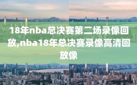 18年nba总决赛第二场录像回放,nba18年总决赛录像高清回放像