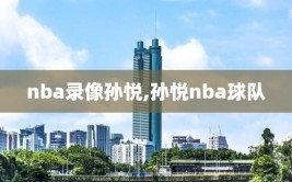 nba录像孙悦,孙悦nba球队