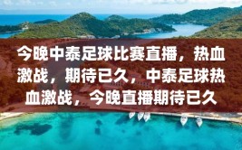 今晚中泰足球比赛直播，热血激战，期待已久，中泰足球热血激战，今晚直播期待已久