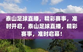 泰山足球直播，精彩赛事，准时开启，泰山足球直播，精彩赛事，准时启幕！