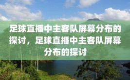 足球直播中主客队屏幕分布的探讨，足球直播中主客队屏幕分布的探讨