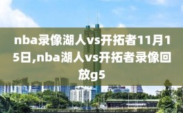 nba录像湖人vs开拓者11月15日,nba湖人vs开拓者录像回放g5