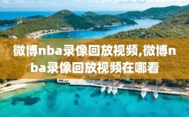 微博nba录像回放视频,微博nba录像回放视频在哪看