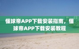 懂球帝APP下载安装指南，懂球帝APP下载安装教程