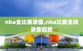 nba全比赛录像,nba比赛全场录像回放