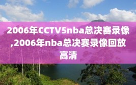 2006年CCTV5nba总决赛录像,2006年nba总决赛录像回放高清