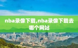 nba录像下载,nba录像下载去哪个网站