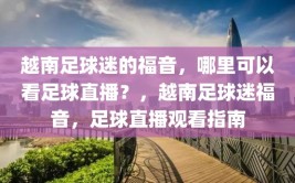 越南足球迷的福音，哪里可以看足球直播？，越南足球迷福音，足球直播观看指南