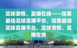 足球激情，直播在线——探索最佳足球直播平台，探索最佳足球直播平台，足球激情，直播在线