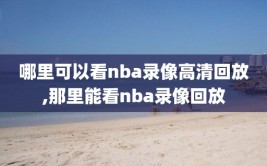 哪里可以看nba录像高清回放,那里能看nba录像回放