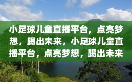 小足球儿童直播平台，点亮梦想，踢出未来，小足球儿童直播平台，点亮梦想，踢出未来