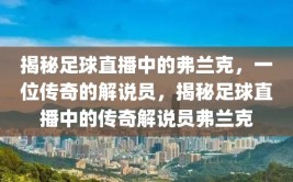 揭秘足球直播中的弗兰克，一位传奇的解说员，揭秘足球直播中的传奇解说员弗兰克